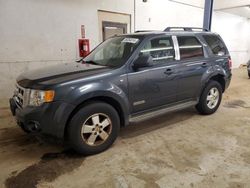 Ford Escape XLT salvage cars for sale: 2008 Ford Escape XLT