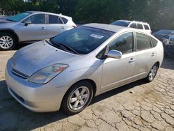 Salvage cars for sale from Copart Austell, GA: 2005 Toyota Prius