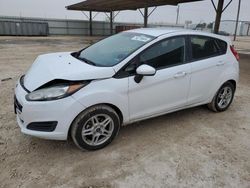 Salvage cars for sale at Temple, TX auction: 2018 Ford Fiesta SE