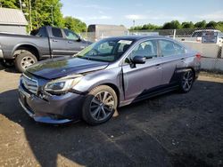 Salvage cars for sale at East Granby, CT auction: 2017 Subaru Legacy 2.5I Limited