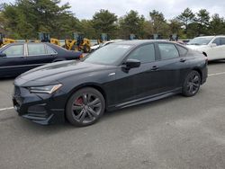 Salvage cars for sale at Brookhaven, NY auction: 2022 Acura TLX Tech A