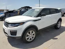 Salvage cars for sale from Copart Grand Prairie, TX: 2016 Land Rover Range Rover Evoque SE