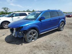 Salvage cars for sale from Copart Des Moines, IA: 2015 Dodge Journey Crossroad