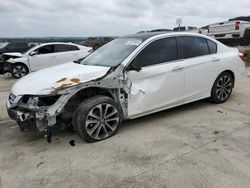 Salvage cars for sale from Copart Grand Prairie, TX: 2015 Honda Accord Sport