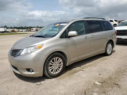Salvage cars for sale from Copart Houston, TX: 2017 Toyota Sienna XLE