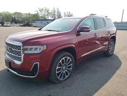 Salvage cars for sale from Copart Ham Lake, MN: 2020 GMC Acadia Denali