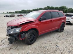 Salvage cars for sale from Copart New Braunfels, TX: 2020 Dodge Journey SE