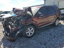 Salvage cars for sale at Wayland, MI auction: 2016 Ford Explorer XLT