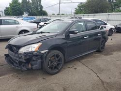 Salvage cars for sale at Moraine, OH auction: 2015 Nissan Sentra S