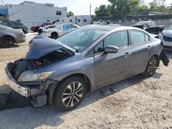 Salvage cars for sale at Opa Locka, FL auction: 2014 Honda Civic EX