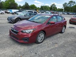 Subaru Impreza Premium salvage cars for sale: 2018 Subaru Impreza Premium