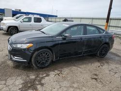 Salvage cars for sale at Woodhaven, MI auction: 2017 Ford Fusion SE