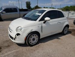 Salvage cars for sale from Copart Miami, FL: 2012 Fiat 500 POP