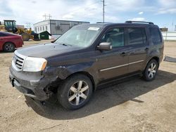 Salvage cars for sale at Bismarck, ND auction: 2013 Honda Pilot Touring