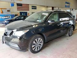 Salvage cars for sale at Angola, NY auction: 2014 Acura MDX Technology