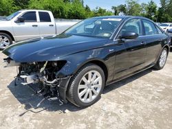 Salvage cars for sale from Copart Hampton, VA: 2016 Audi A6 Premium Plus