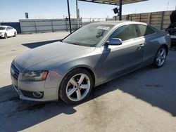 Salvage cars for sale from Copart Anthony, TX: 2010 Audi A5 Prestige