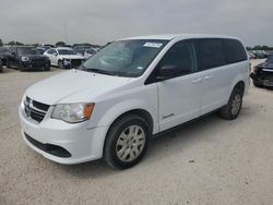 Salvage cars for sale at San Antonio, TX auction: 2018 Dodge Grand Caravan SE