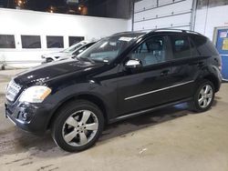 Salvage cars for sale at Blaine, MN auction: 2009 Mercedes-Benz ML 350