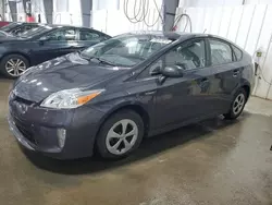 Salvage cars for sale at Ham Lake, MN auction: 2013 Toyota Prius