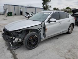 Salvage cars for sale at Tulsa, OK auction: 2014 Infiniti Q50 Base