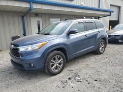 2015 Toyota Highlander XLE en venta en Earlington, KY