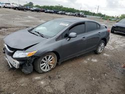 Honda salvage cars for sale: 2012 Honda Civic EX