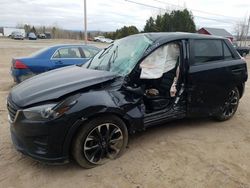 Salvage cars for sale at Montreal Est, QC auction: 2016 Mazda CX-5 GT