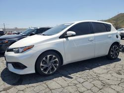 Salvage cars for sale from Copart Colton, CA: 2017 Toyota Corolla IM