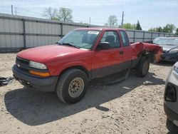Salvage cars for sale from Copart Lansing, MI: 2002 Chevrolet S Truck S10