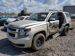Chevrolet salvage cars for sale: 2015 Chevrolet Tahoe Police