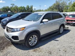 Salvage cars for sale from Copart Riverview, FL: 2011 KIA Sorento EX