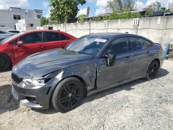 Salvage cars for sale from Copart Opa Locka, FL: 2016 BMW 428 I Gran Coupe Sulev