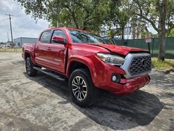 Salvage cars for sale at Miami, FL auction: 2022 Toyota Tacoma Double Cab