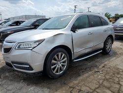 Salvage cars for sale at Chicago Heights, IL auction: 2014 Acura MDX Technology