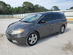 Salvage cars for sale from Copart Fort Pierce, FL: 2013 Honda Odyssey Touring