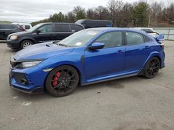 Salvage cars for sale at Brookhaven, NY auction: 2019 Honda Civic TYPE-R Touring