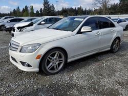 Salvage cars for sale from Copart Graham, WA: 2009 Mercedes-Benz C300
