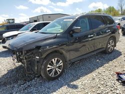 Salvage cars for sale at Wayland, MI auction: 2017 Nissan Pathfinder S