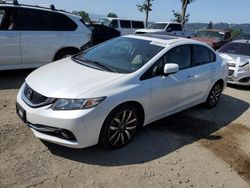 Salvage cars for sale at San Martin, CA auction: 2015 Honda Civic EXL