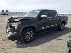 Salvage cars for sale from Copart Airway Heights, WA: 2022 Toyota Tundra Crewmax Platinum