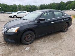 Salvage cars for sale from Copart Charles City, VA: 2014 Nissan Sentra S