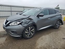 Salvage cars for sale at Kansas City, KS auction: 2016 Nissan Murano S