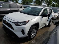 Salvage cars for sale at Bridgeton, MO auction: 2021 Toyota Rav4 LE