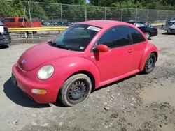 Volkswagen new Beetle gl salvage cars for sale: 2001 Volkswagen New Beetle GL