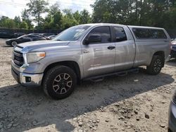 Salvage cars for sale at auction: 2014 Toyota Tundra Double Cab SR/SR5