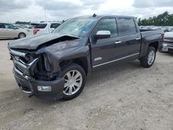 Salvage cars for sale at Houston, TX auction: 2014 Chevrolet Silverado C1500 High Country
