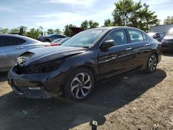 Salvage cars for sale at Baltimore, MD auction: 2017 Honda Accord EX