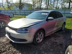 Salvage cars for sale from Copart Central Square, NY: 2012 Volkswagen Jetta TDI