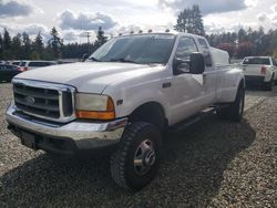 Salvage trucks for sale at Graham, WA auction: 2000 Ford F350 Super Duty